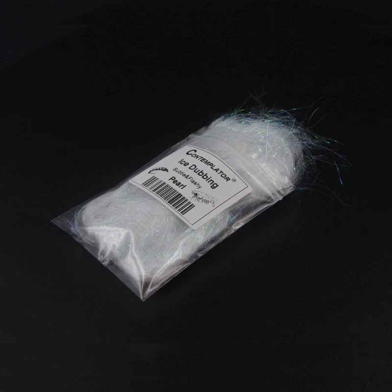 Dispensador de dobladillo de hielo para camarones Caddis, materiales de atado de moscas, Prisma nacarado sutiles y llamativos, fantástico todo alrededor, 3 bolsas - imagen 2