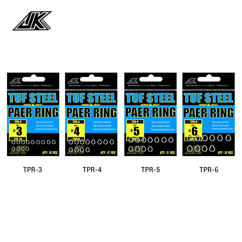 JK TPR110 Anillo de pera giratorio – Conector para jigging - imagen 4
