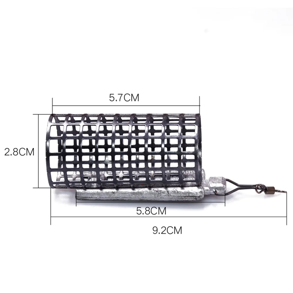Señuelo de pesca de alambre de acero, jaula cónica, accesorio de pesca, jaula de cebo, cesta, soporte alimentador x391 G, 5 uds. - imagen 5
