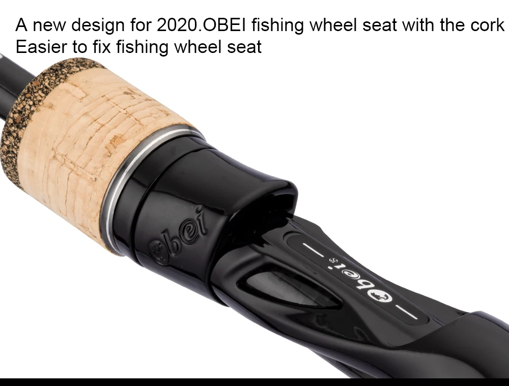 Un nuevo diseño para un asiento de rueda de pesca OBE 2020 con el corcho