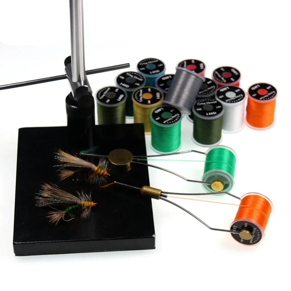 Bimoo, 1 unidad, 70D 140D, hilo de nailon para atar moscas, hilo de nailon, Material para atar moscas, para atar ninfas, trucha, Señuelos de Pesca, cebos - imagen 3