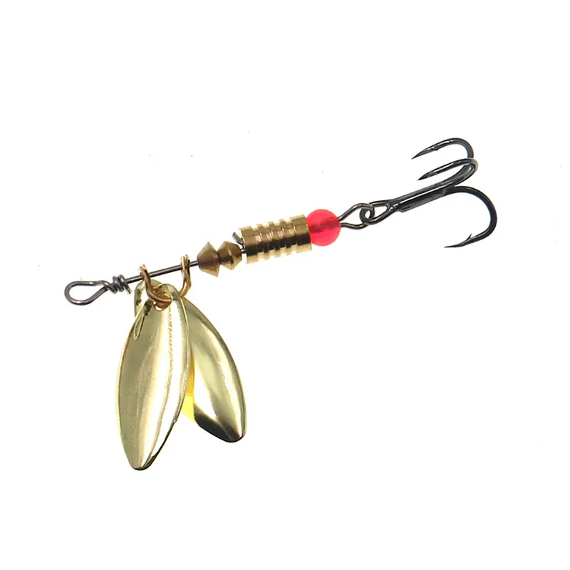 Blade giratorio de 3,5g, señuelo de Metal duro, cuchara Artificial, cebo de agua dulce, trucha, aparejos de pesca, SpinnerBait - imagen 2