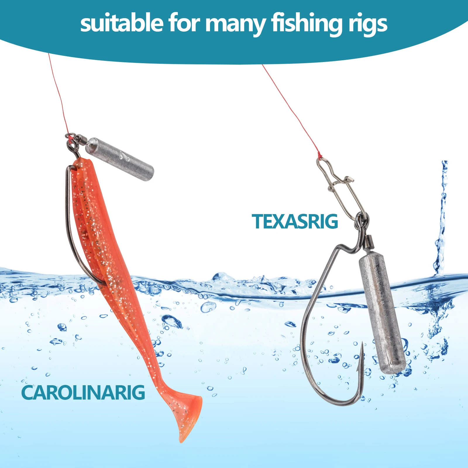 THKFISH-Kit de pesas de pesca, 28 Uds., 3,5g, 5g, 7g, 10g, 14g, 20g, plomo, Kit de pesas de tiro, colgante de cables de pesca - imagen 2