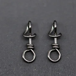 30 unids/lote Clips Fastach de pesca giratorios de acero inoxidable broches giratorios bonitos accesorios de conexión rápida