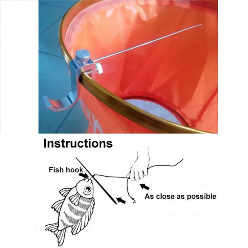 Bolsa de red engrosada de secado rápido, bolsa de red de pesca de nailon con revestimiento de pegamento, anillo de acero, bolsa de protección para peces, equipo de pesca XA681G - imagen 2