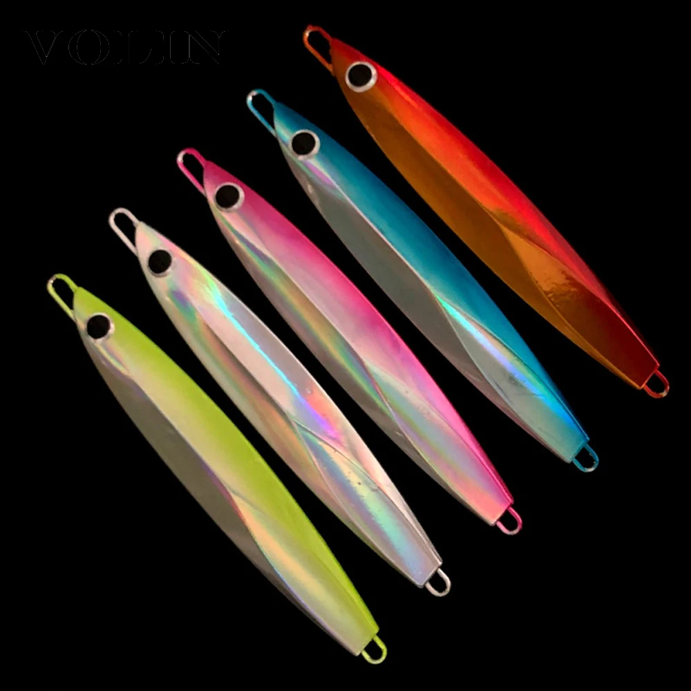 VOLIN-señuelo duro de Metal para pesca en agua salada, artículo de pesca, 60g, 80g, 100g, 120g, 150g, 1 unidad, nuevo modelo - imagen 3