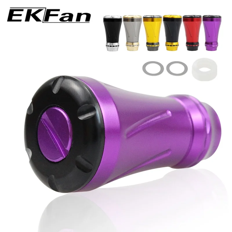EKFAN 1 Uds. Adecuado para DAI & SHI de perillas de Metal carrete de pesca de mar modificado rueda giratoria rueda de tambor DIY - imagen 2