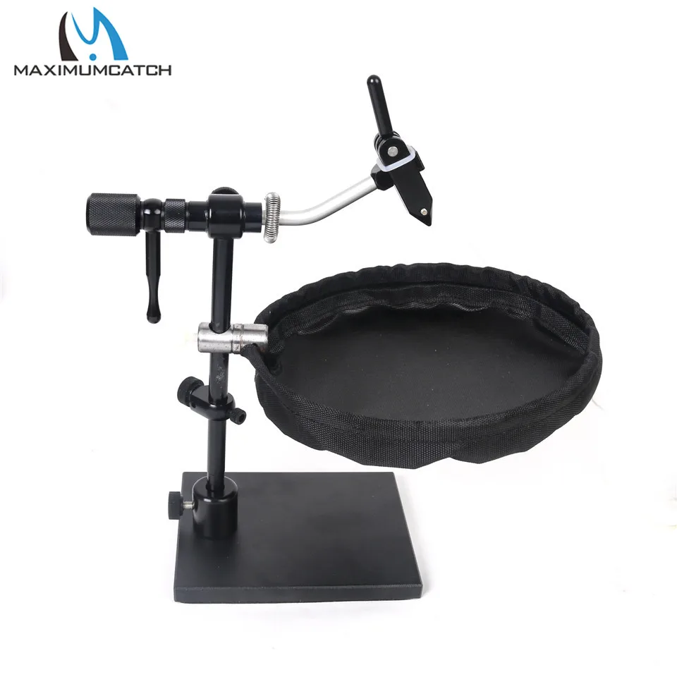 Cesta de basura para atar moscas Maximumcatch, soporte de basura magnético de liberación rápida de perfil bajo para tornillo de banco de atado - imagen 4