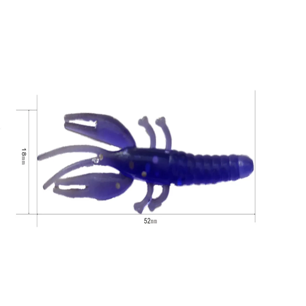 Señuelos blandos tipo gamba de silicona para trucha marina - imagen 5