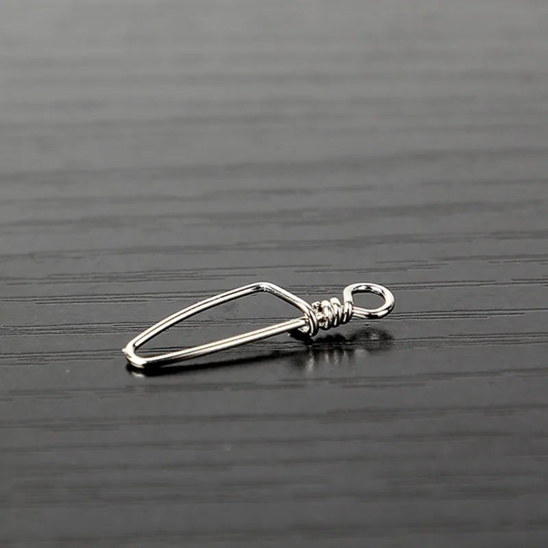 Venta al por mayor a granel de acero inoxidable Arco Pin señuelo cebo conector rápido Pesca en el mar herramienta accesorios Pesca Peche Vissen