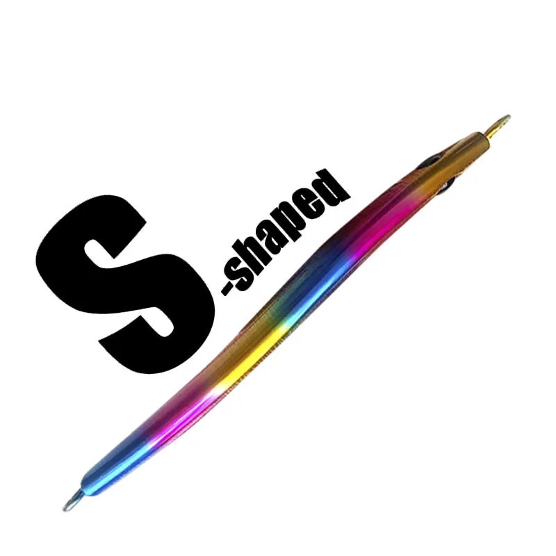 TEASER-señuelo de pesca en forma de S, 120g, 150g, 200g, señuelo de hundimiento lento, cebo duro, aparejos de pesca - imagen 3