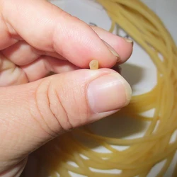 Cuerda de pesca elástica 2,5mm – 10 metros rubber band para lubina