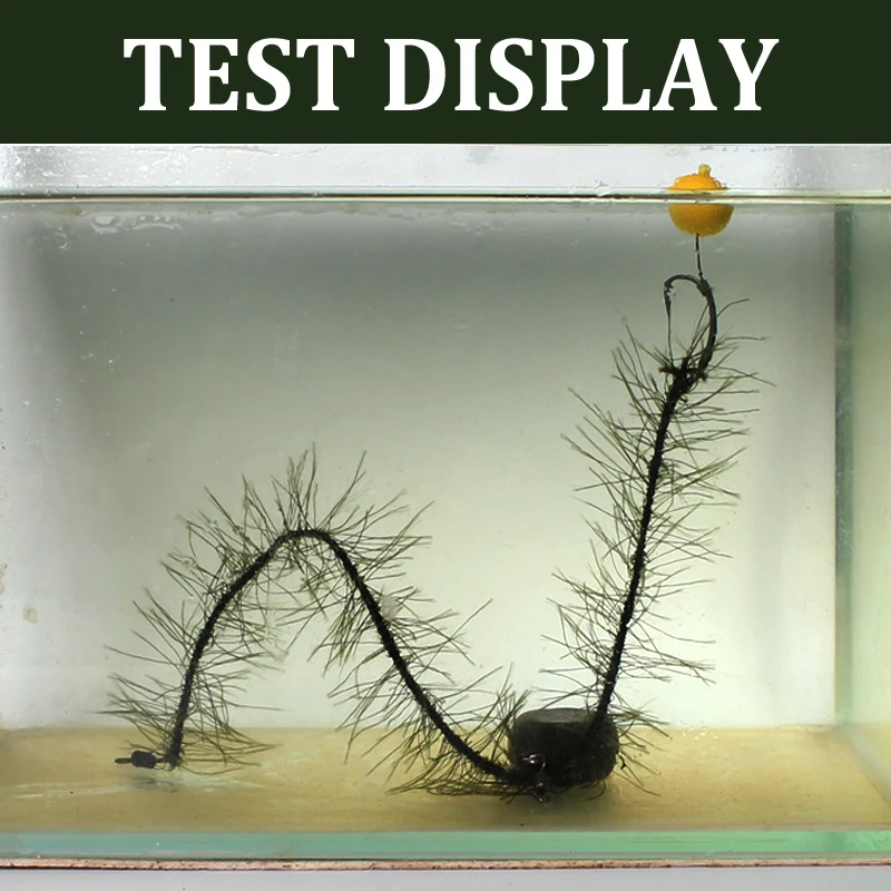 Línea de pesca de carpa de 5M, hilo de anzuelo de hierba, línea de pesca trenzada de 8 hebras para aparejo de carpa, aparejo de pelo, enlace de gancho sin recubrimiento - imagen 5