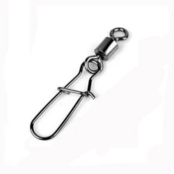 Swivel Giratorio con Snap – Conector para Aparejos de Pesca