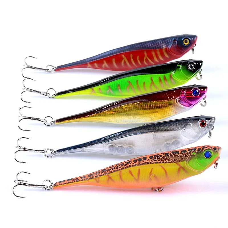 Cebo de lápiz flotante, señuelo de pesca de 9,9 cm/9,9g, cebo duro de plástico Artificial, aparejos de pesca Crankbait, 1 unidad