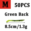 50pcs green m