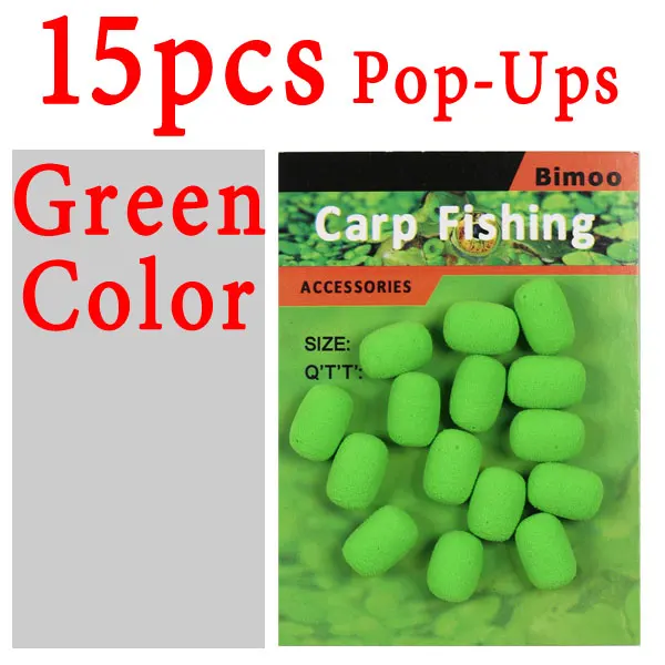 15pcs green color
