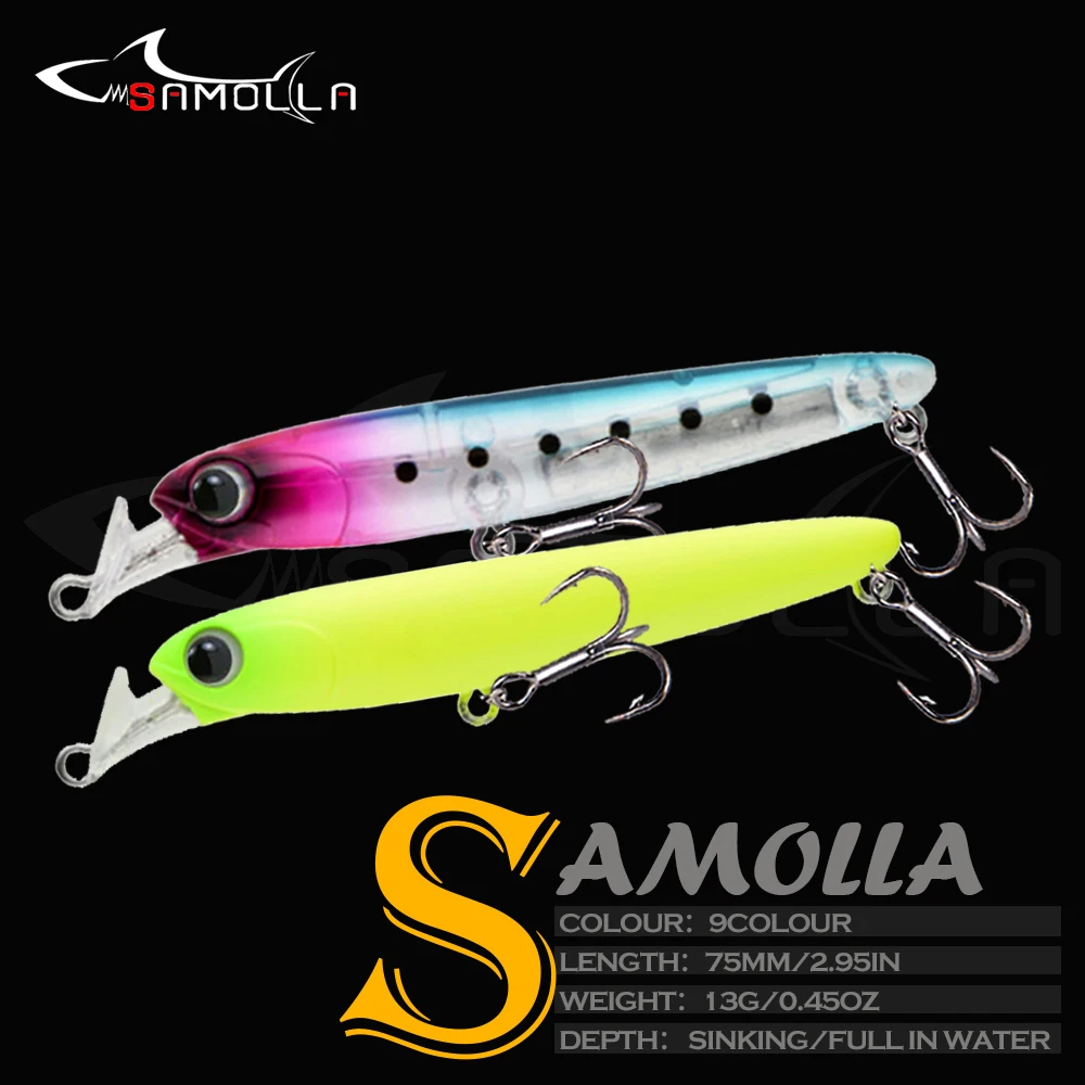 Señuelo SAMOLLA Minnow 13g 75mm Hundimiento - vista principal
