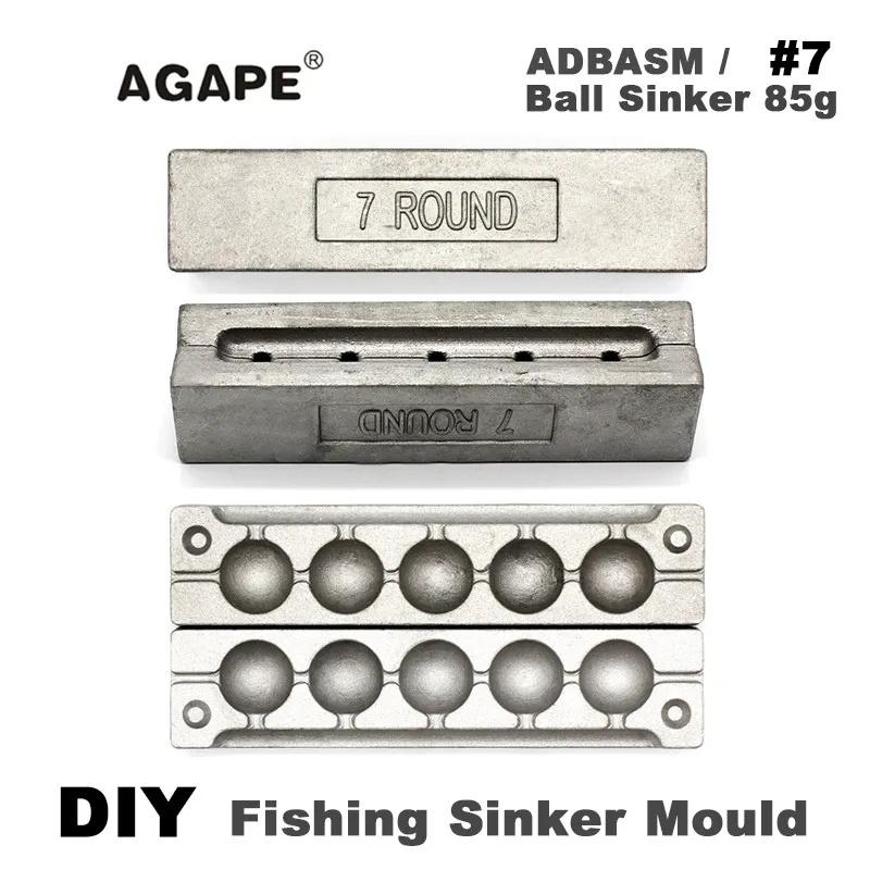 Molde de chumbadas Agape Sinker para plomos - imagen 4