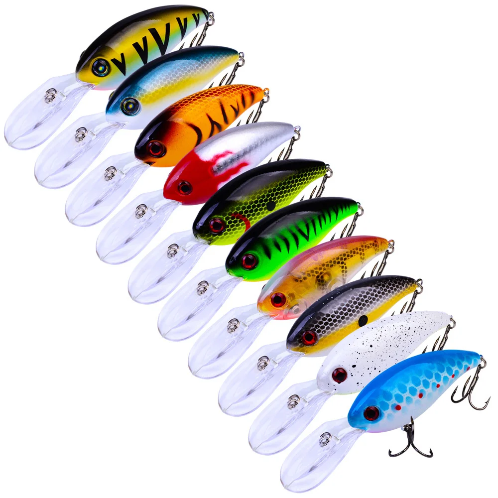 Señuelos de Pesca Wobbler Minnow Swim Crankbait 10cm 14,52g cebo duro Artificial Jig Pesca Trolling Jerk cebo aparejos de Pesca señuelo - imagen 5
