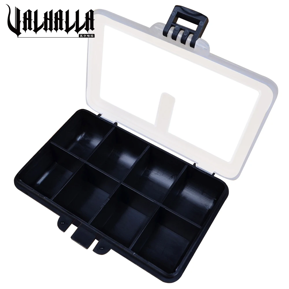 Caja de plástico de 3 modelos para aparejos de pesca, caja de accesorios de pesca transparente de tamaño mixto con divisores ajustables, buena calidad, 2019 - imagen 2