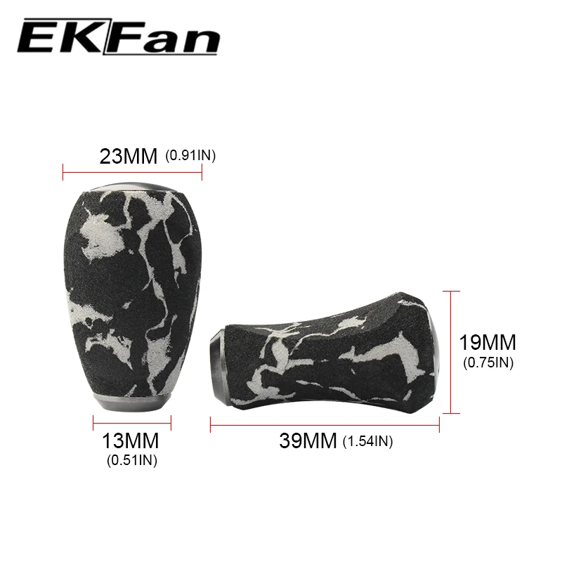 Perillas EVA camuflaje EKFan para carrete baitcasting - imagen 2