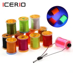 ICERIO, 1 Uds., 70D, hilo para atar moscas para atar moscas secas pequeñas, ninfas, señuelo de pesca, Material para atar moscas, soportes de bobina estándar