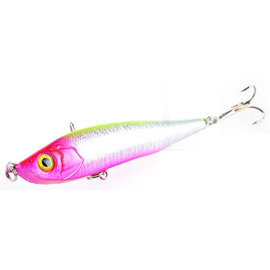 Wobblers de hundimiento para carpa de Lucio, Señuelos de Pesca Crankbaits, lápiz, cebo Artificial, aparejos de pesca Swimbait duro, 21g, 1 pieza