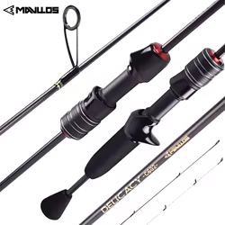 Mavllos Caña Giratoria BFS Ultralight 0,6-8g Carbono 2 puntas lubina
