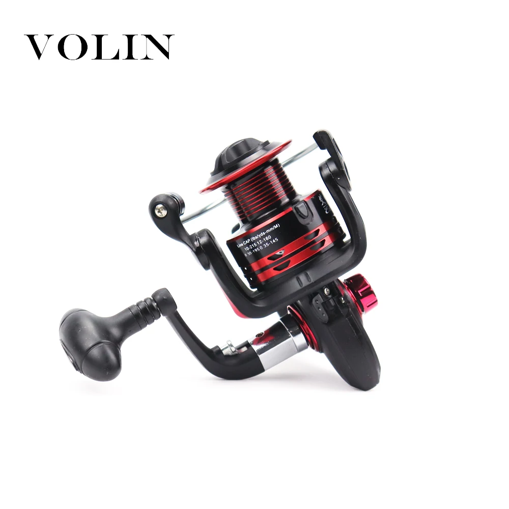VOLIN-carrete de pesca de Metal, bobina de fundición larga 12 + 1BB 5-10KG, arrastre máximo 5,2: 1 - imagen 4