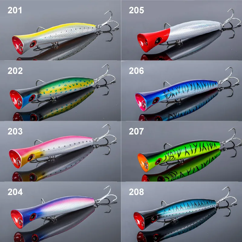 Noeby 200mm 116g Popper cebo duro Wobblers atún Artificial superficie GT agua salada gran juego aparejos de pesca señuelo de pesca Topwater