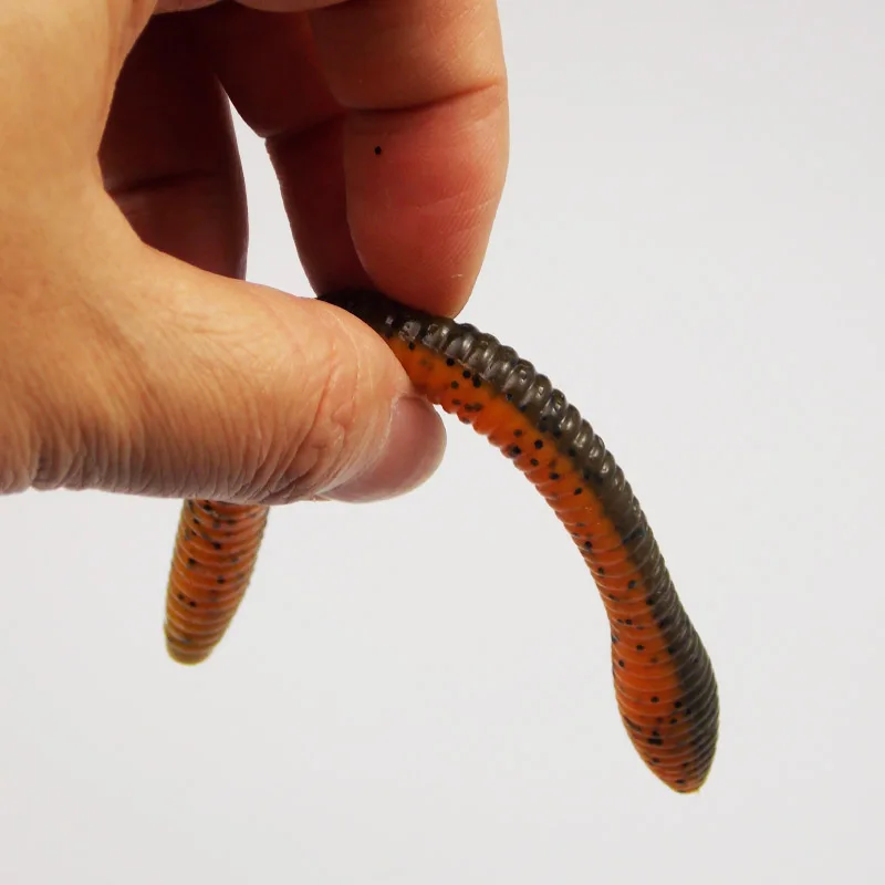 KESFISHING-señuelo de gusano para Pesca, cebo de silicona suave, perfumado y sales, 155mm - imagen 5