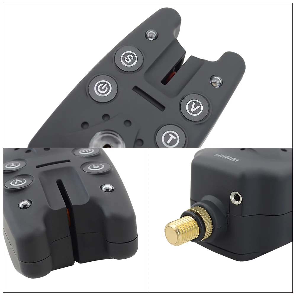 Alarma de pesca de carpa 3 en estuche indicador de alarma de mordedura de pesca aparejos de pesca de carpa B1101-3 - imagen 4