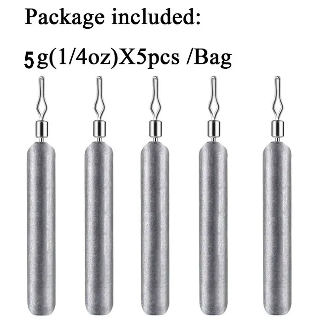 5pcs 5g sinkers