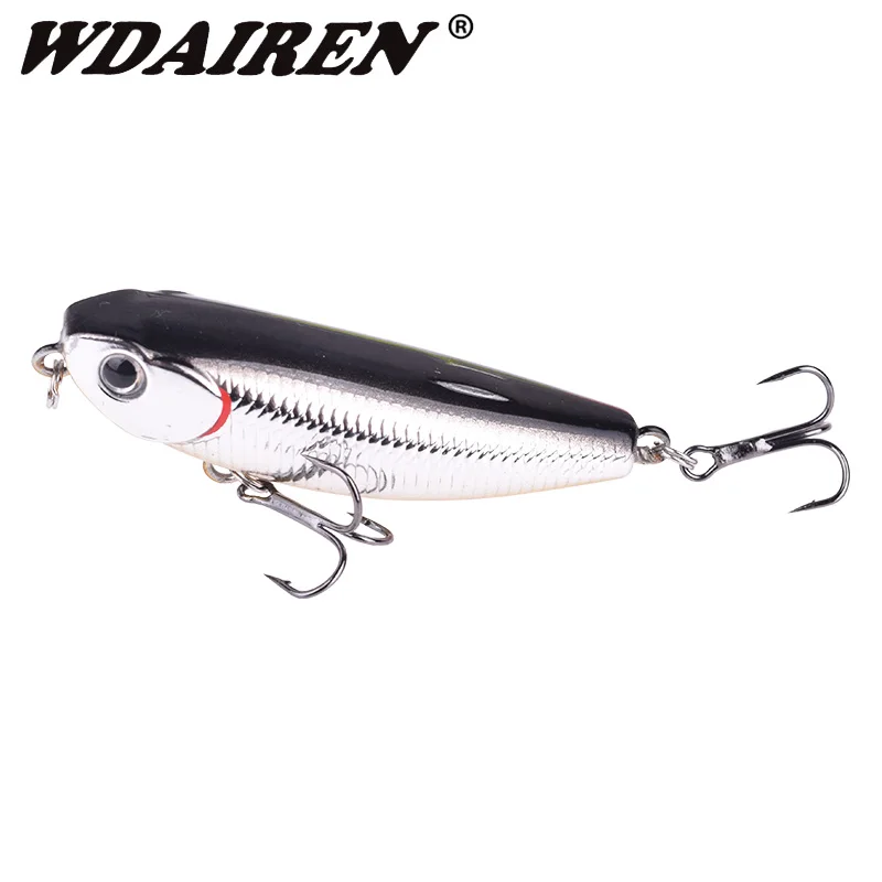 Señuelo de pesca Topwater de alta calidad, 5cm, 5,5g, señuelos carnada dura Wobblers Walk Zigzag Swimbait para Crankbaits de lubina - imagen 5