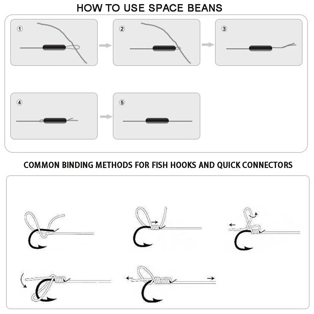 Bolas espaciales de goma de alta calidad para mar, accesorios de pesca con mosca, cebo giratorio, herramienta deportiva, cara, 10/20 unidades, 60/120 Uds. - imagen 4