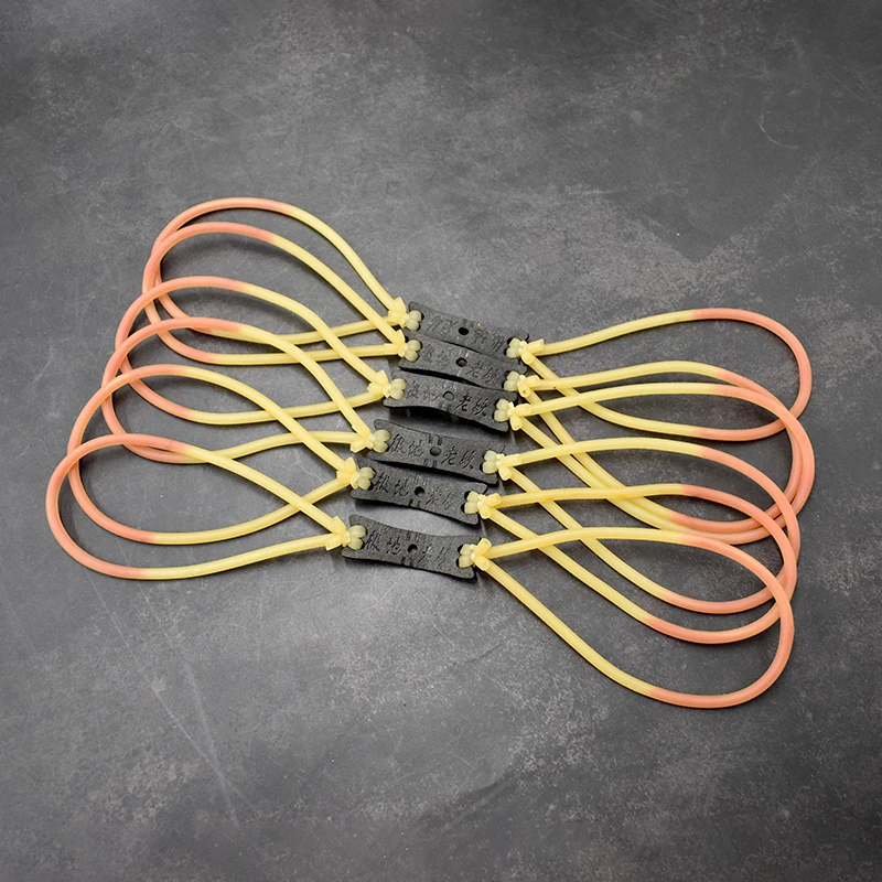 Banda de goma elástica redonda para tirachinas, accesorio fuerte para pelota de barro, catapulta deportiva al aire libre, tiro y caza, 3 o 6 unidades - imagen 5