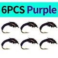 6pcs Purple
