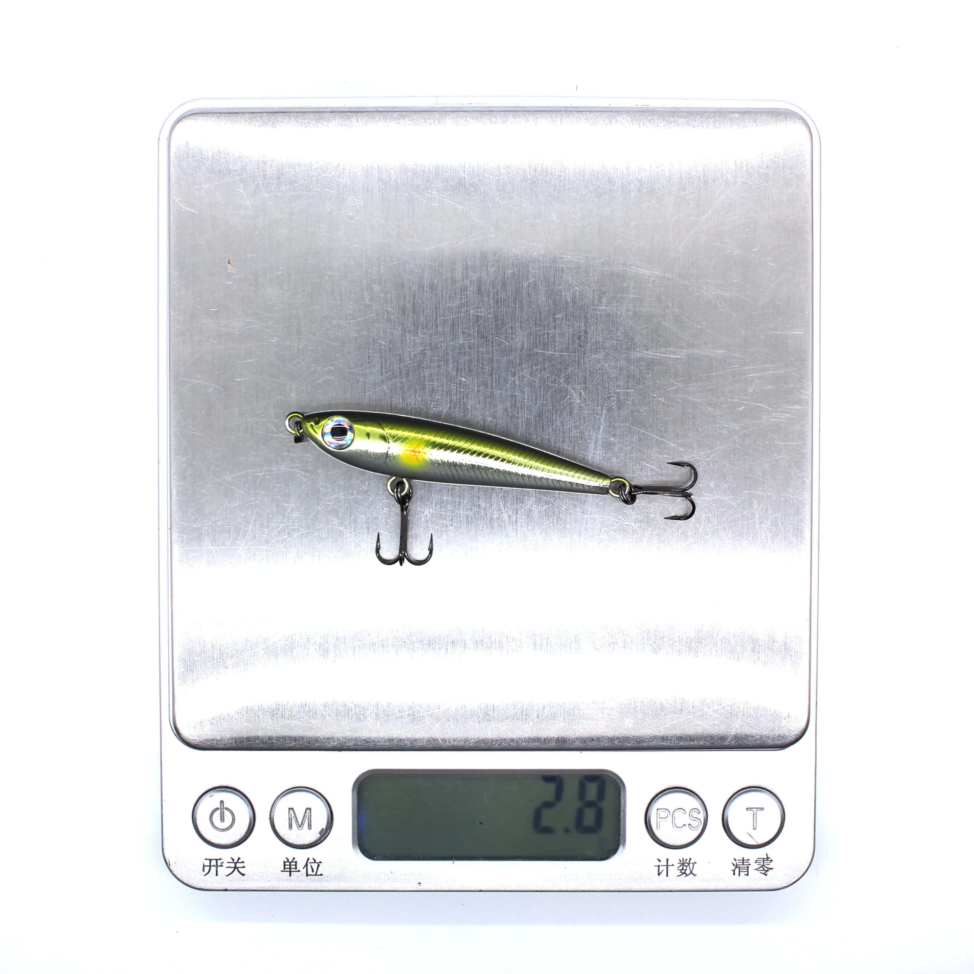 AOCLU-Señuelo de pesca de lápiz de hundimiento, cebo duro, palo de señuelo de pesca, Wobbler, fácil de lanzar, barco de natación, barco de bajura, 50mm, 2,8G