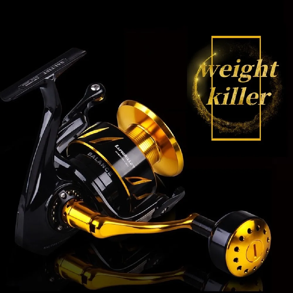 Carrete de jigging Lurekiller – Giratorio metálico para agua salada - imagen 5