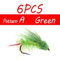 6PCS A Green