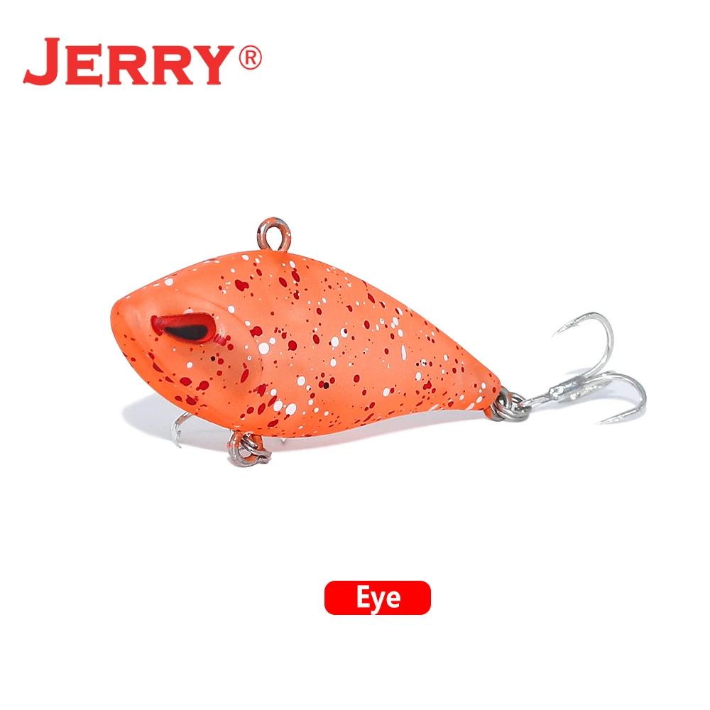 Jerry Shudder-señuelo de pesca Crankbait VIB, cebos duros de hundimiento de trucha, cebos de plástico Lipless, 1 unidad, 5cm, 6,9g, cebo Artificial