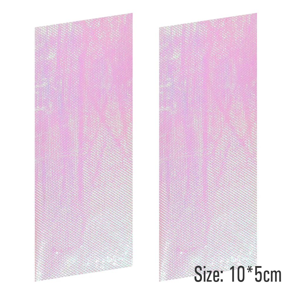 ICERIO 10 Uds 10*5 cm bolsillo en relieve piel de pez arcoíris para atar Sabiki Rig señuelos cucharas Streamer moscas Material - imagen 5