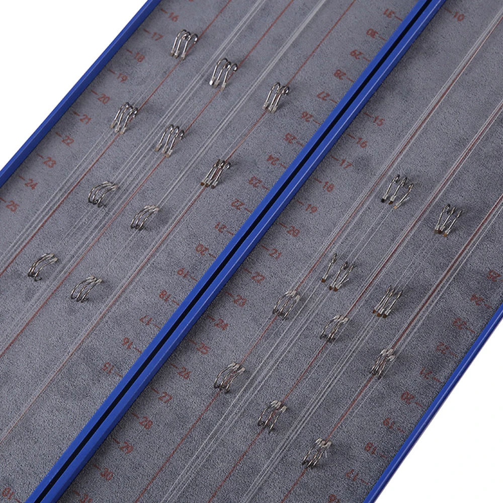 Caja organizadora de sedal de pesca larga, aparejos de pesca de carpa, aparejo de pelo, caja de almacenamiento rígida para sedal de pesca, soporte de aparejos X181G - imagen 3