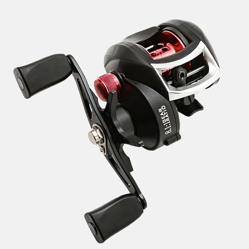 YUBOSHI-carrete de pesca de alta velocidad, 12 + 1BB rodamientos, impermeable, mano izquierda/derecha, Baitcasting, con sistema de freno magnético - imagen 3