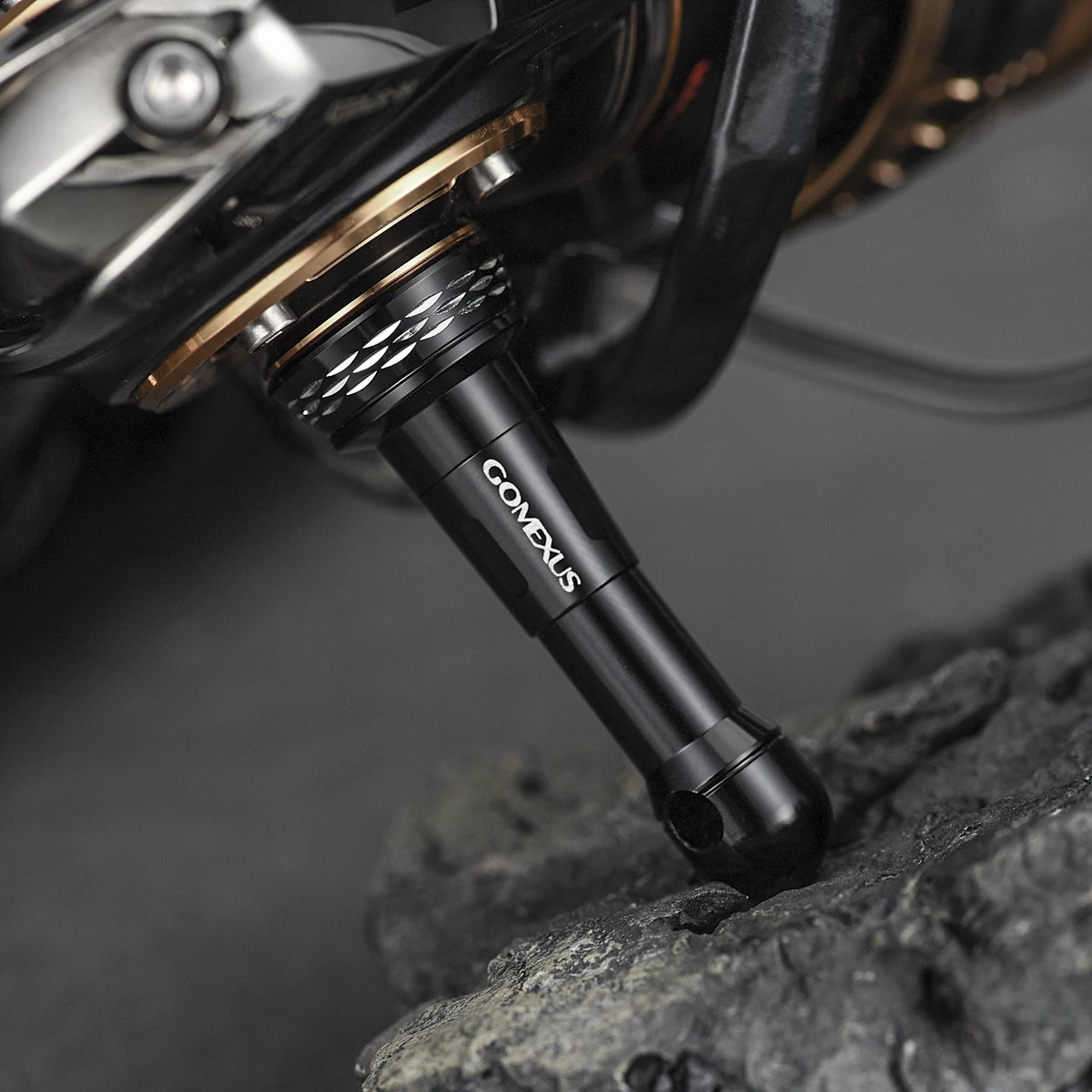 Gomexus Soporte Antirayaduras de Carrete Plegable para Shimano Vanquish Stella Daiwa Exist 19 Certate LT 1000 - 4000 Spinning Reel Stand Metal 48mm - imagen 5