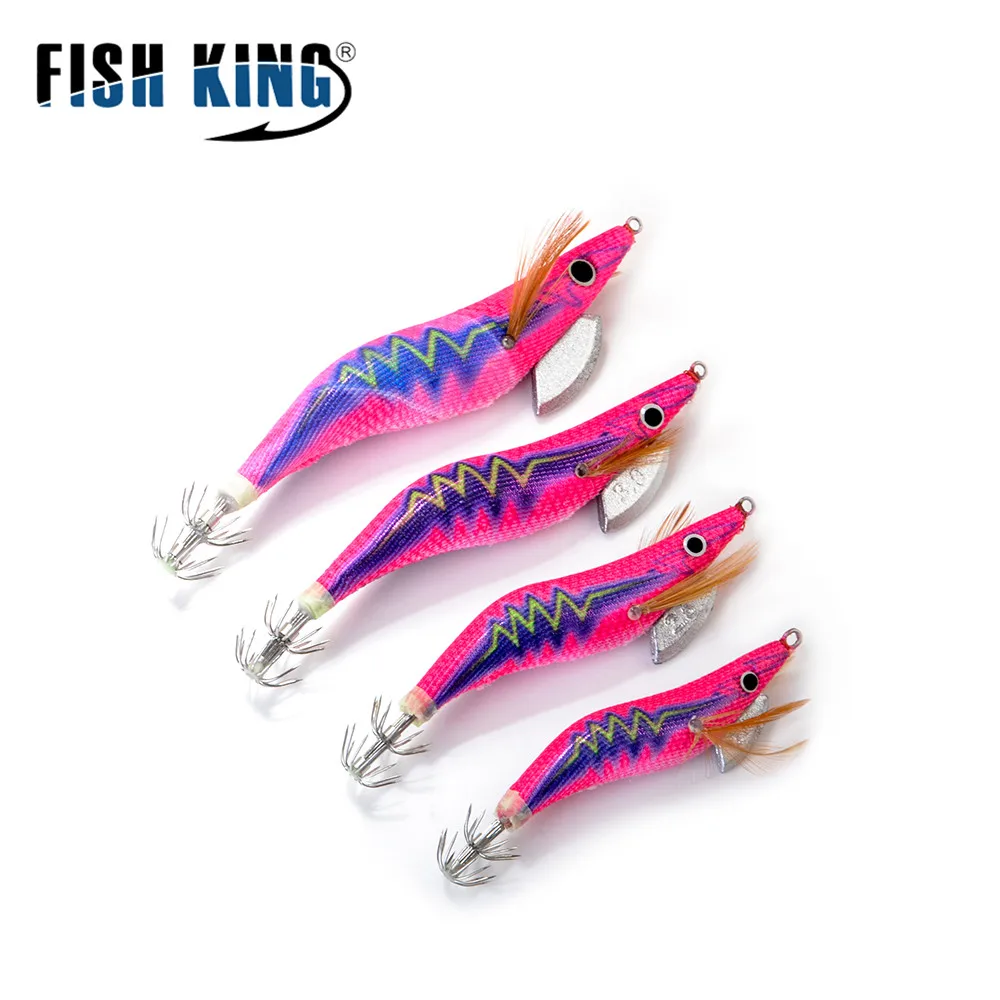 FTK 2.0/2,5/3,0/3,5 #   Cebo duro luminoso plantilla de calamar señuelo de pesca de mar 8g-19.5g pulpo camarón sepia calamar anzuelo Rig - imagen 2