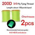 2pcs Chartreuse