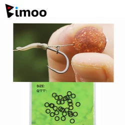 Anilla Giratoria Negro Mate para Pesca de Carpa Bimoo