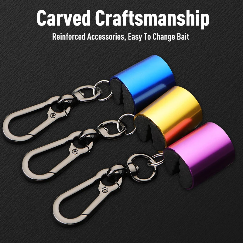 LEYDUN-Clips para cañas de pescar con mosca, soporte portátil para caña de pescar, herramientas auxiliares de alta calidad para cambiar señuelos de intercambio con mosca, cebo - imagen 4